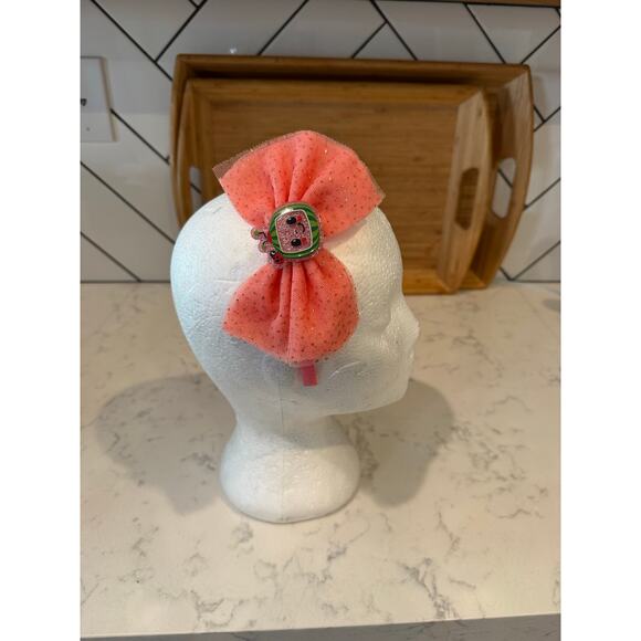 Cocomelon Watermelon Headband pink peach sparkly girly bday party x5 - Picture 5 of 5